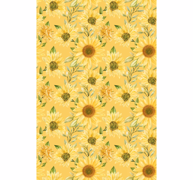 Store enrouleur fleurs et plantes motif jardin tournesols - TenStickers