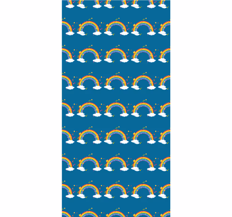 Store enrouleur original motif d'arcs-en-ciel colorés - TenStickers