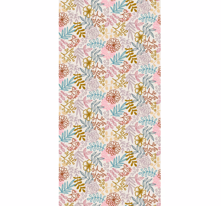 Store enrouleur fleurs et plantes motif fleuri - TenStickers