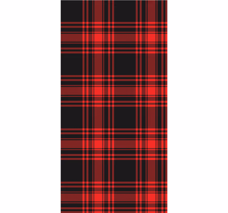 Store enrouleur textures et motifs motif tartan - TenStickers