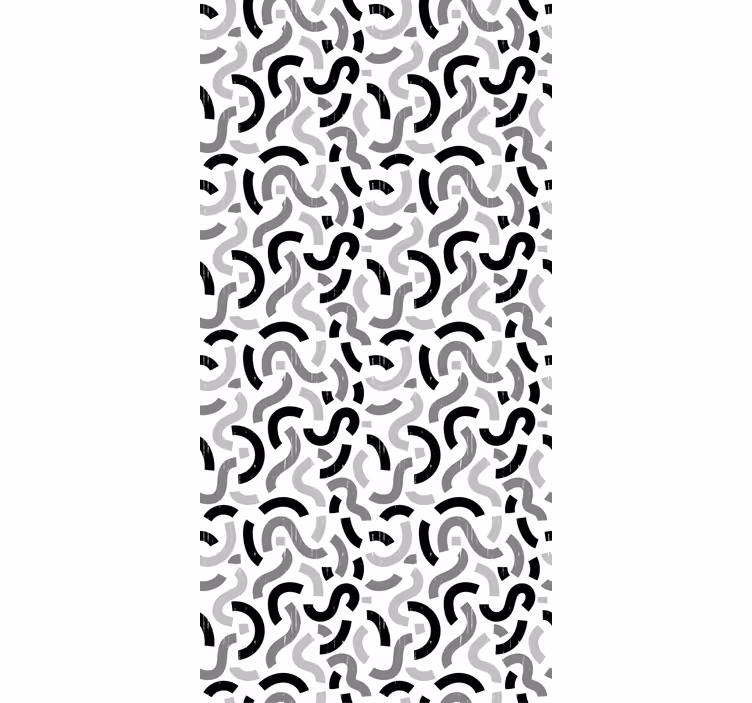 Store enrouleur textures et motifs motifs ondulés abstraits - TenStickers