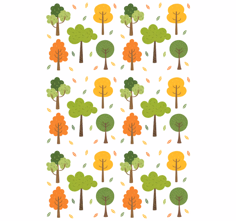 Store enrouleur arbre motif coloré - TenStickers