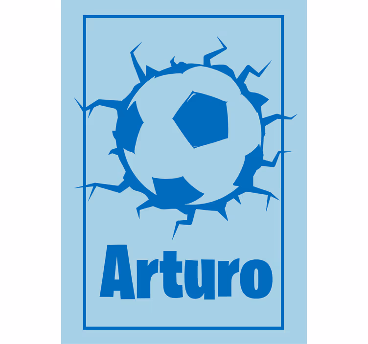 Store enrouleur sport conception de football personnalisée - TenStickers