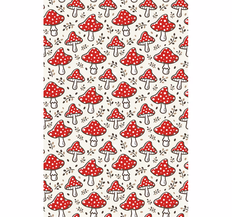 Store enrouleur cuisine Modèle moderne de champignons - TenStickers