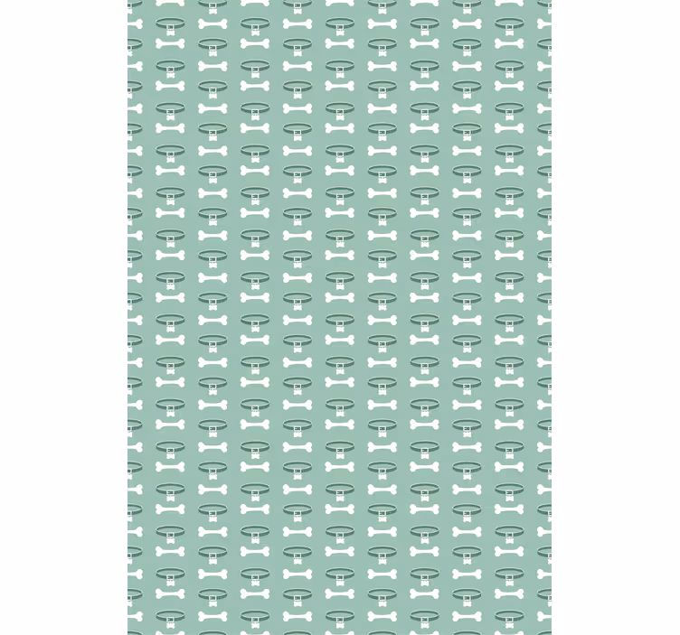 Store enrouleur animaux motif os de chien - TenStickers