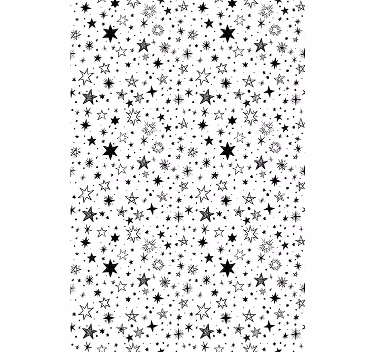 Store enrouleur chambre ado motif de nuit étoilée - TenStickers