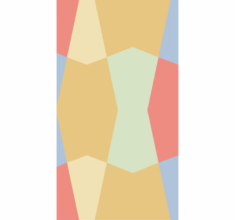 Store enrouleur pastels géométriques - TenStickers