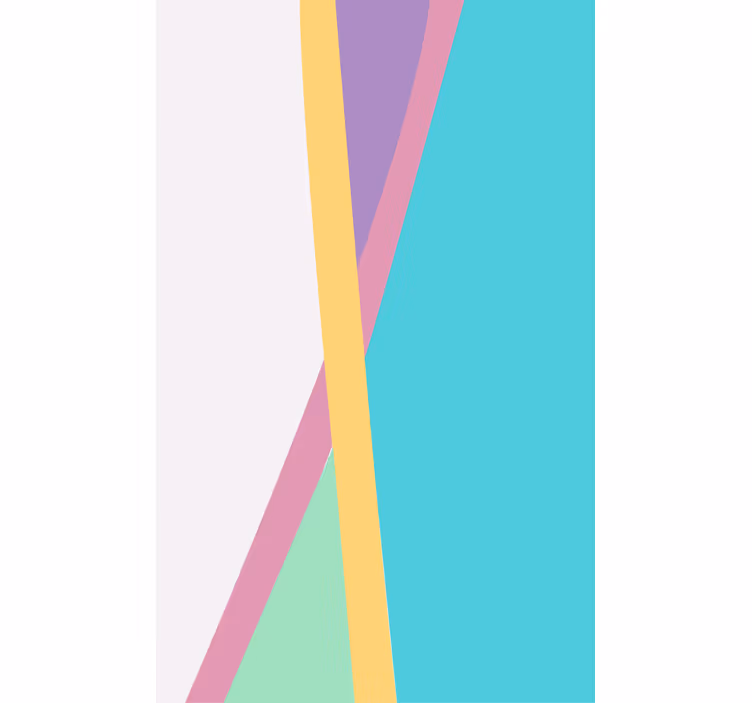 Store enrouleur moderne motifs géométriques colorés - TenStickers