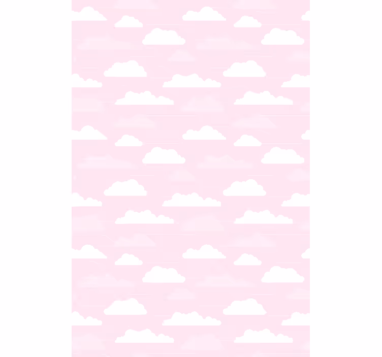 Store enrouleur nuage motif rose rêveur - TenStickers