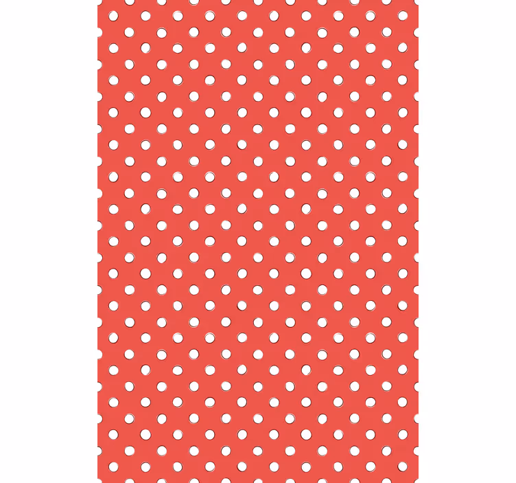 Store enrouleur cuisine pois rouges - TenStickers