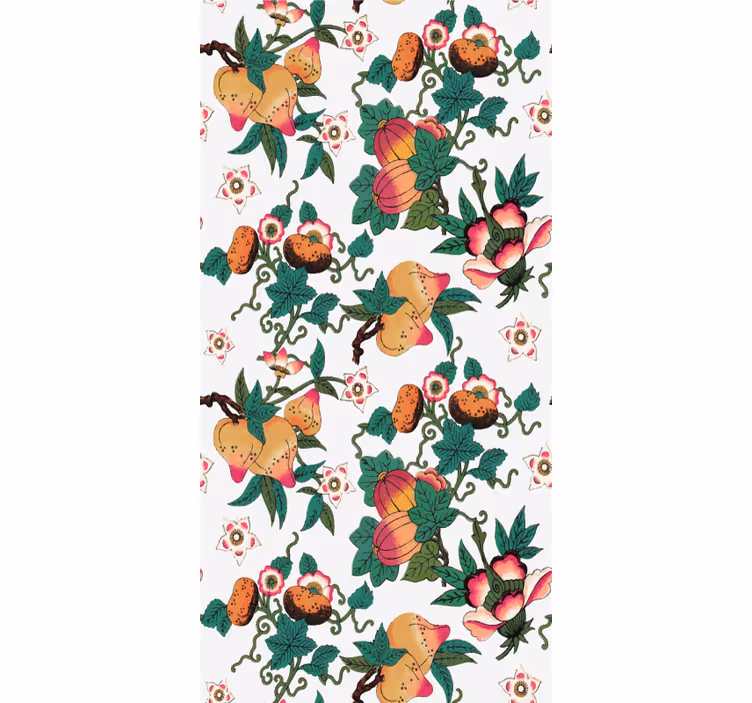 Store enrouleur fleurs et plantes luxuriantes - TenStickers