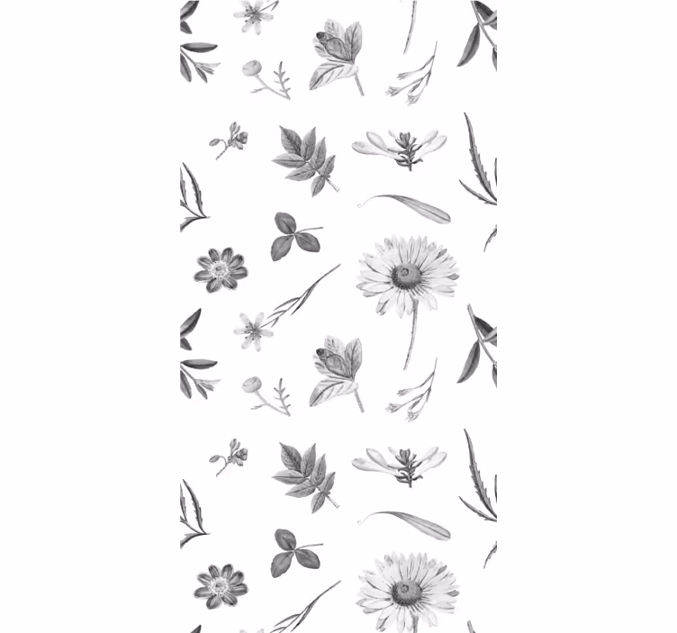Store enrouleur fleurs et plantes motif de jardin botanique - TenStickers