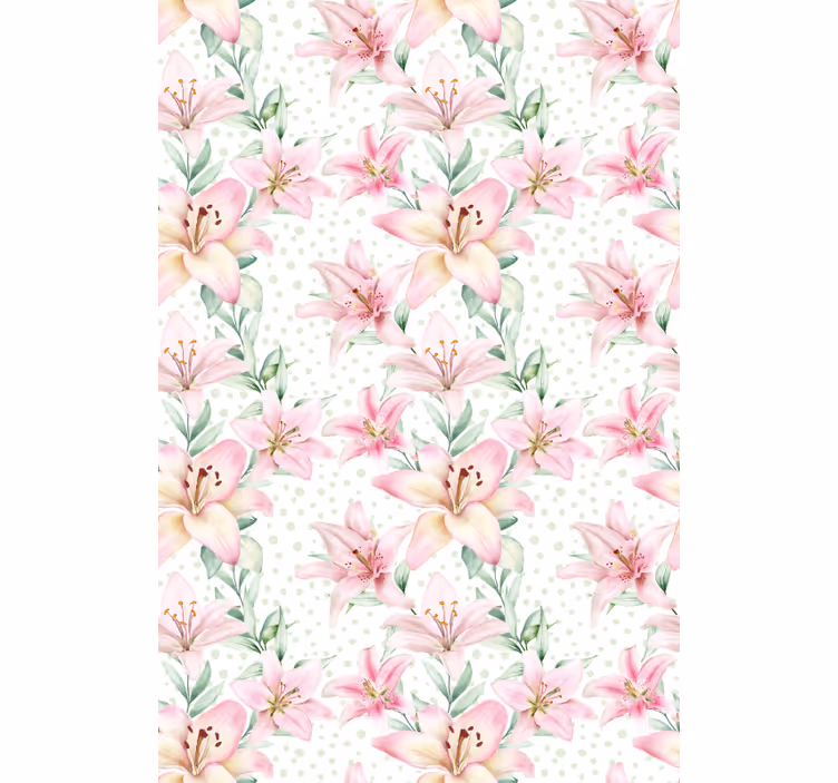 Store enrouleur fleurs et plantes élégance florale délicate - TenStickers