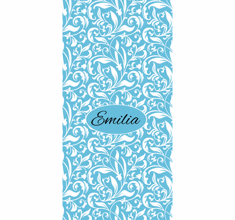 Store enrouleur fleur motif personnalisé - TenStickers