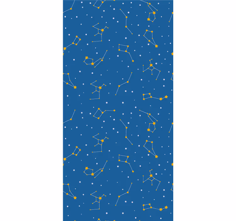 Store enrouleur bleu conception de motifs de constellation - TenStickers