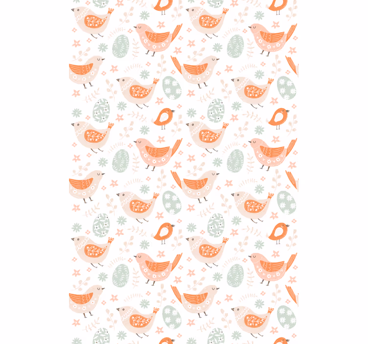 Store enrouleur animaux oiseaux et œufs - TenStickers