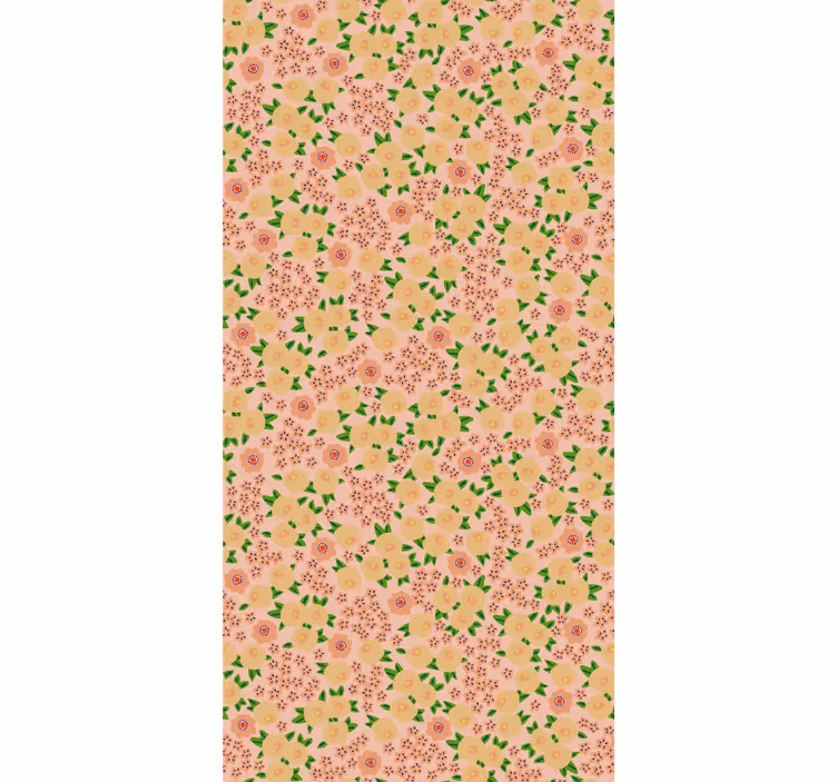 Store enrouleur cuisine motifs floraux fleurissent - TenStickers