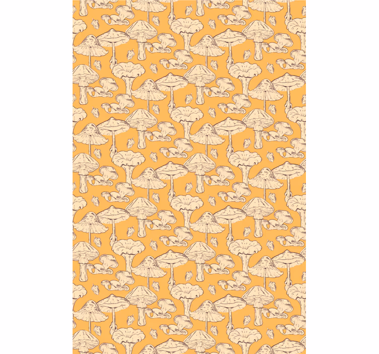 Store enrouleur fleur motif de champignon - TenStickers
