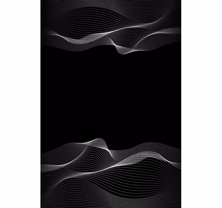 Store enrouleur textures et motifs lignes fluides - TenStickers