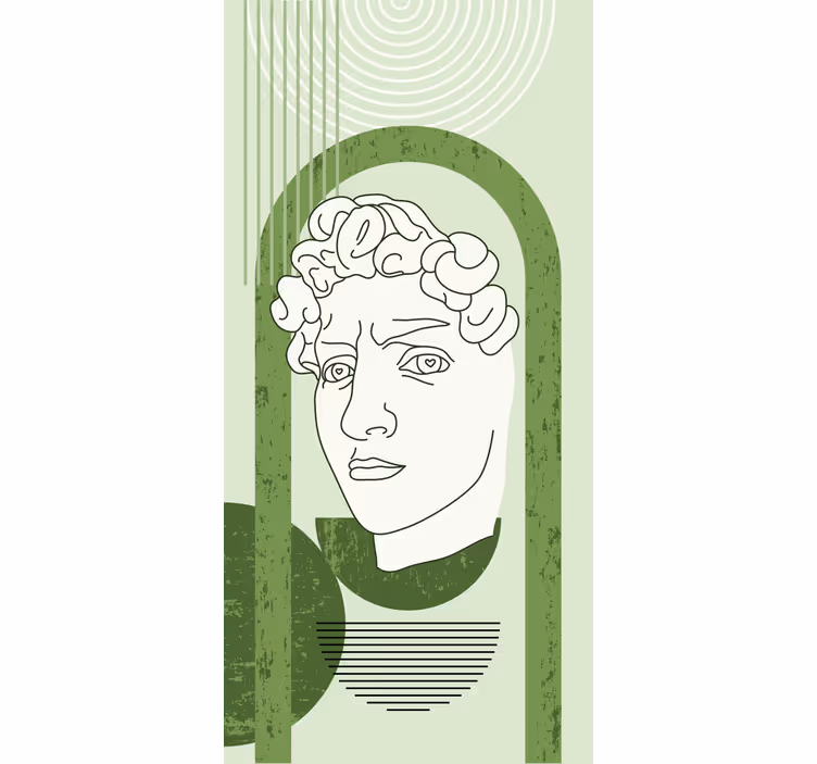 Store enrouleur bande dessinée portrait classique - TenStickers