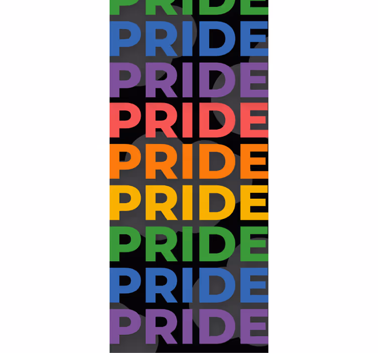 Store enrouleur phrase lettres de fierté audacieuses - TenStickers