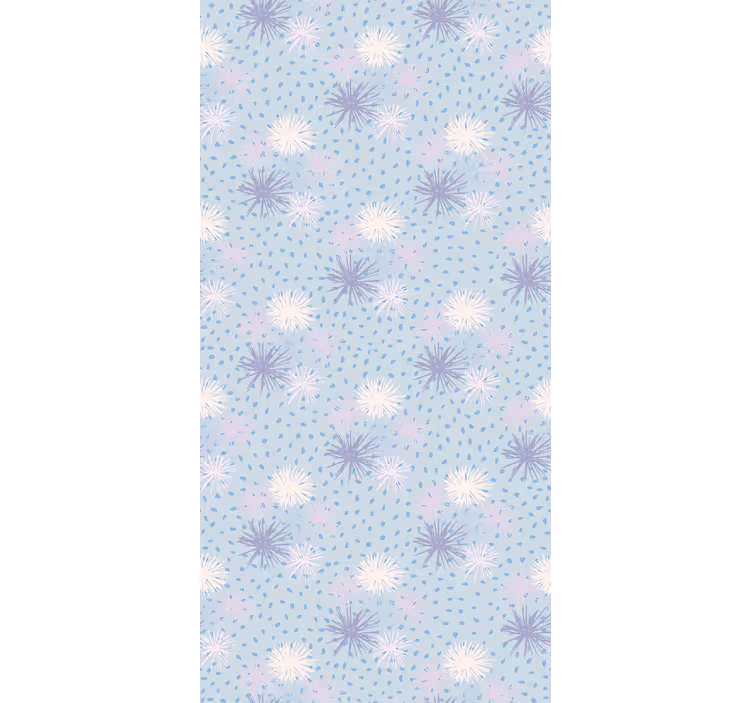 Store enrouleur fleurs et plantes motif d'éclatement floral - TenStickers