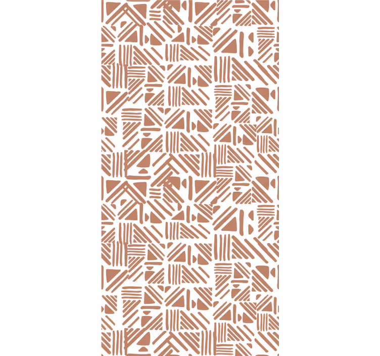 Store enrouleur chambre couple motifs géométriques - TenStickers