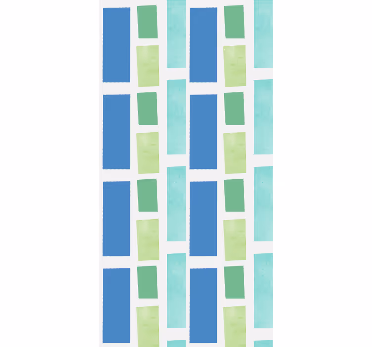 Store enrouleur textures et motifs motif de bloc géométrique - TenStickers