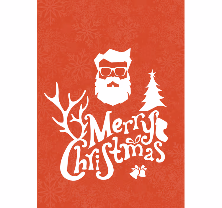Store enrouleur phrase salutation du père noël - TenStickers