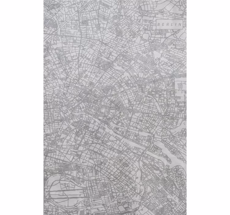 Store enrouleur original plan de la ville - TenStickers