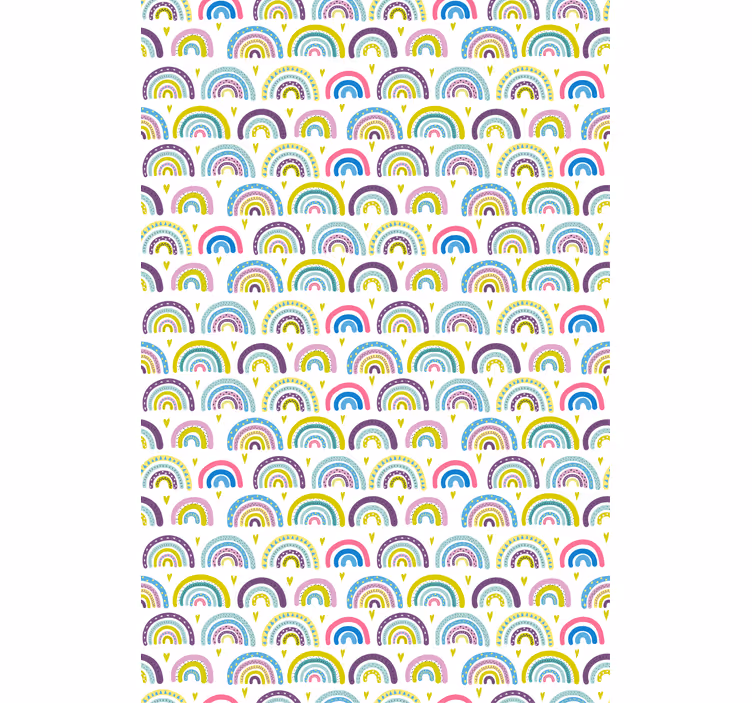 Store enrouleur amusant motif arc-en-ciel coloré - TenStickers