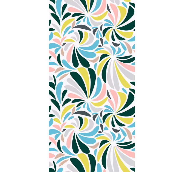 Store enrouleur fleurs et plantes motif floral élégant - TenStickers