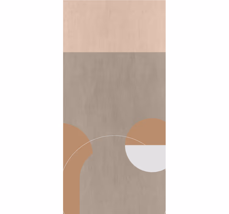 Store enrouleur moderne formes rondes géométriques - TenStickers