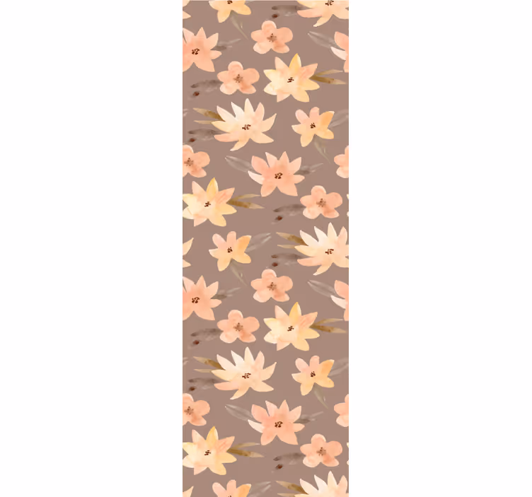 Store enrouleur fleurs et plantes motif floral doux - TenStickers