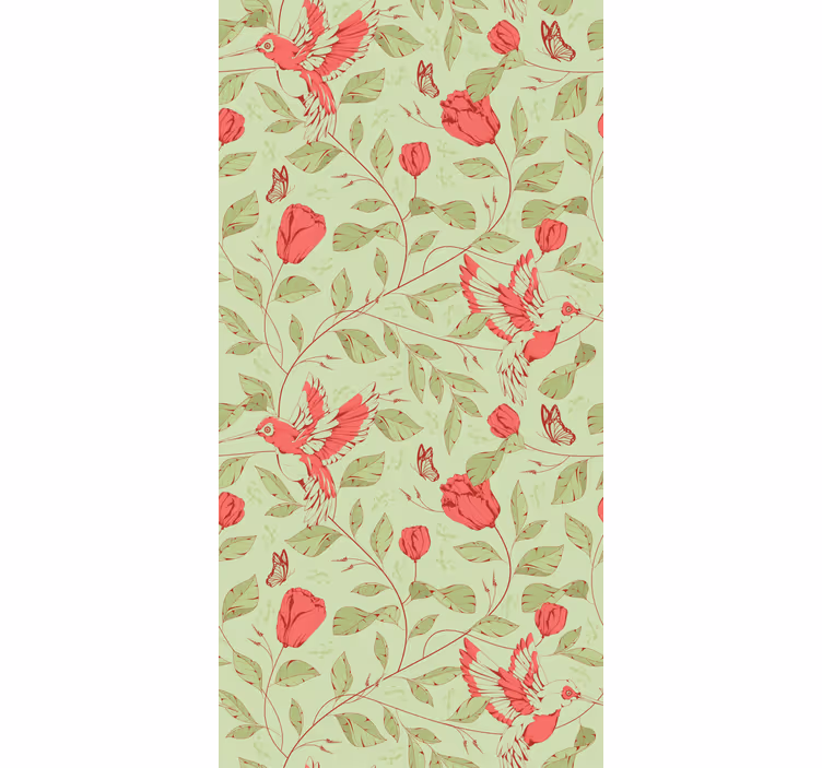 Store enrouleur fleurs et plantes colibris et fleurs - TenStickers