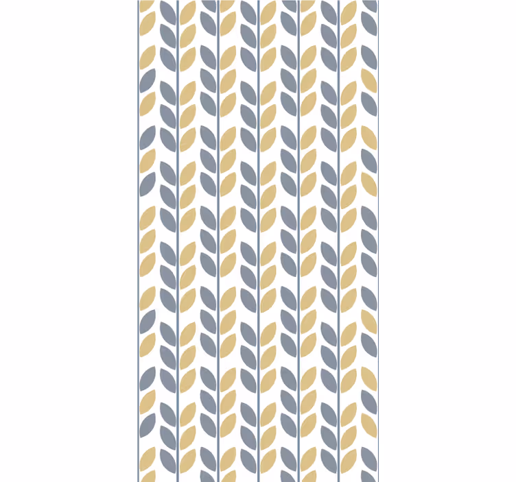 Store enrouleur fleurs et plantes motif vertical feuillu - TenStickers