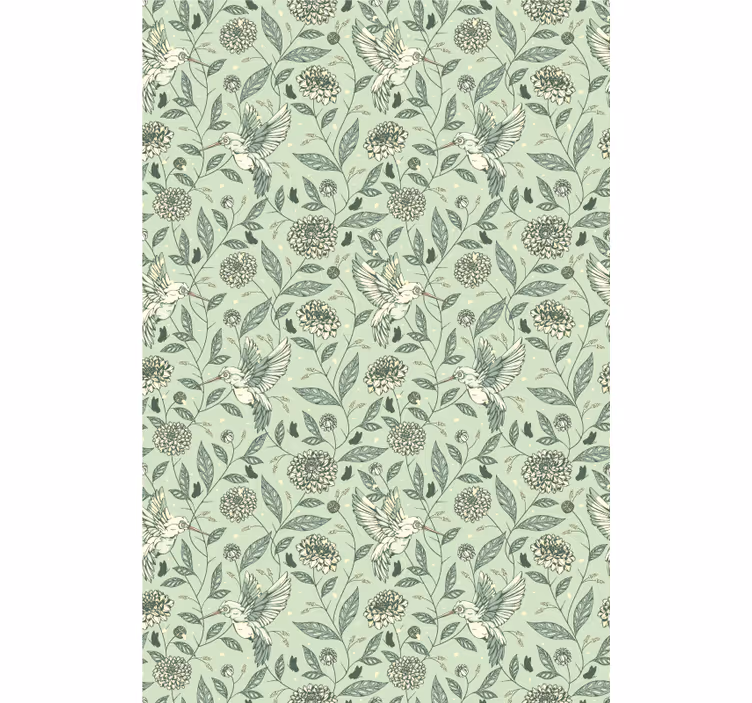 Store enrouleur fleurs et plantes charmant design floral - TenStickers