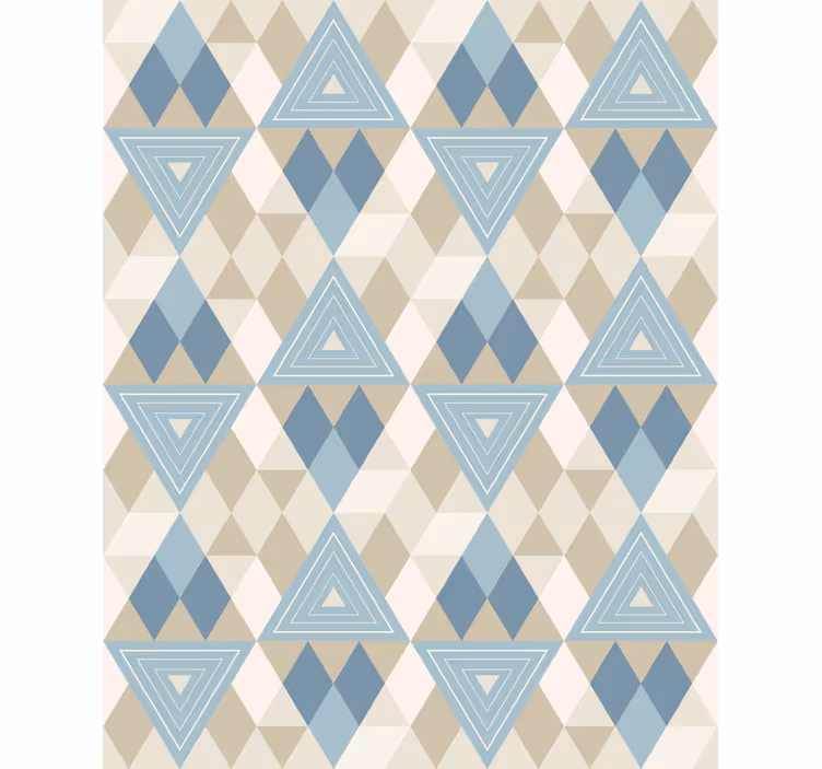 Store enrouleur moderne motif de triangles géométriques - TenStickers