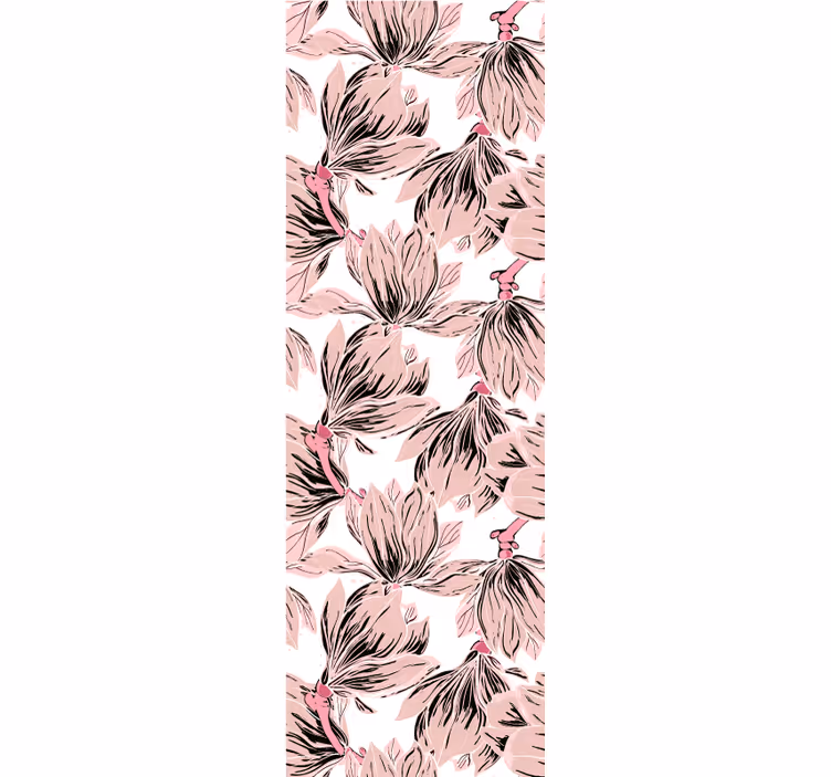 Store enrouleur fleurs et plantes arrangement élégant - TenStickers