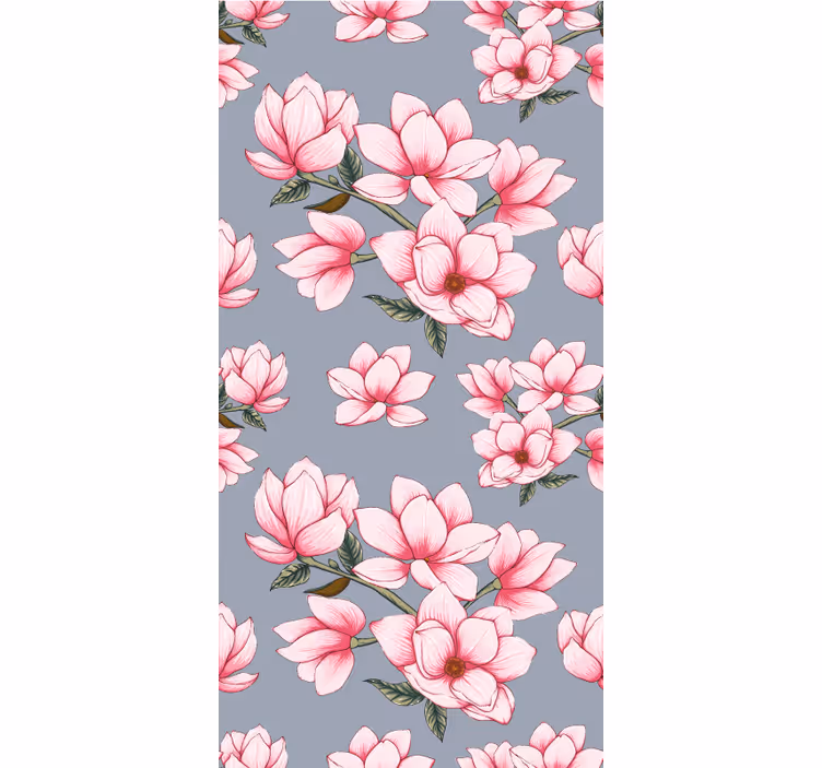 Store enrouleur fleurs et plantes motif de fleur de magnolia - TenStickers