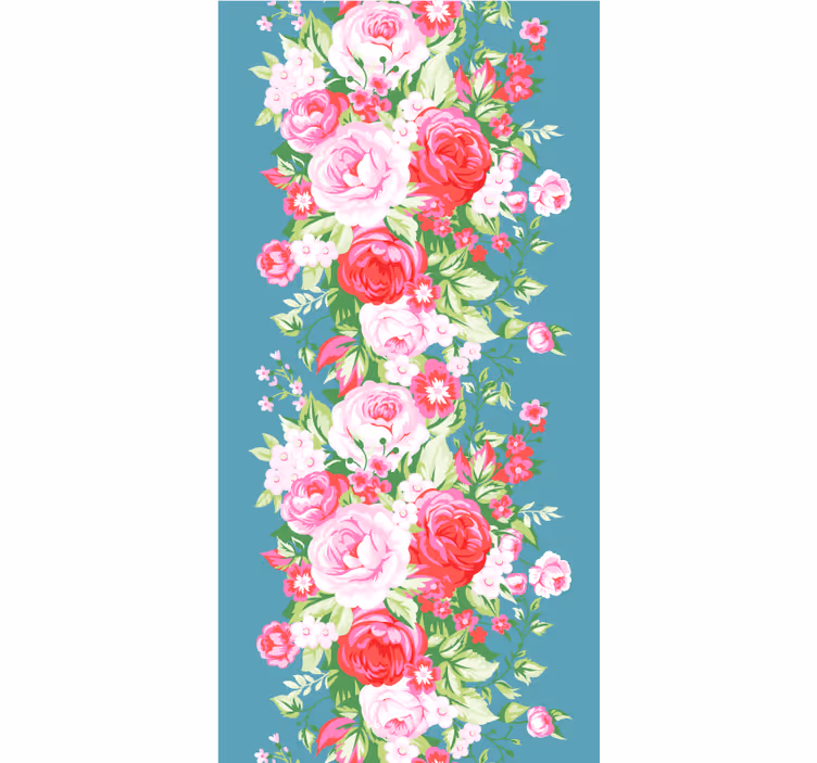 Store enrouleur fleur roses et fleurs - TenStickers