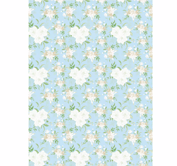 Store enrouleur fleur style grand-millénaire sauvage - TenStickers