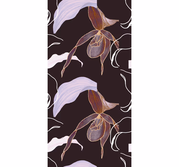 Store enrouleur fleurs et plantes motif floral d'orchidée - TenStickers