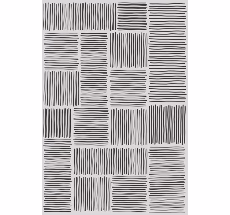 Store enrouleur textures et motifs rayures noir et gris - TenStickers