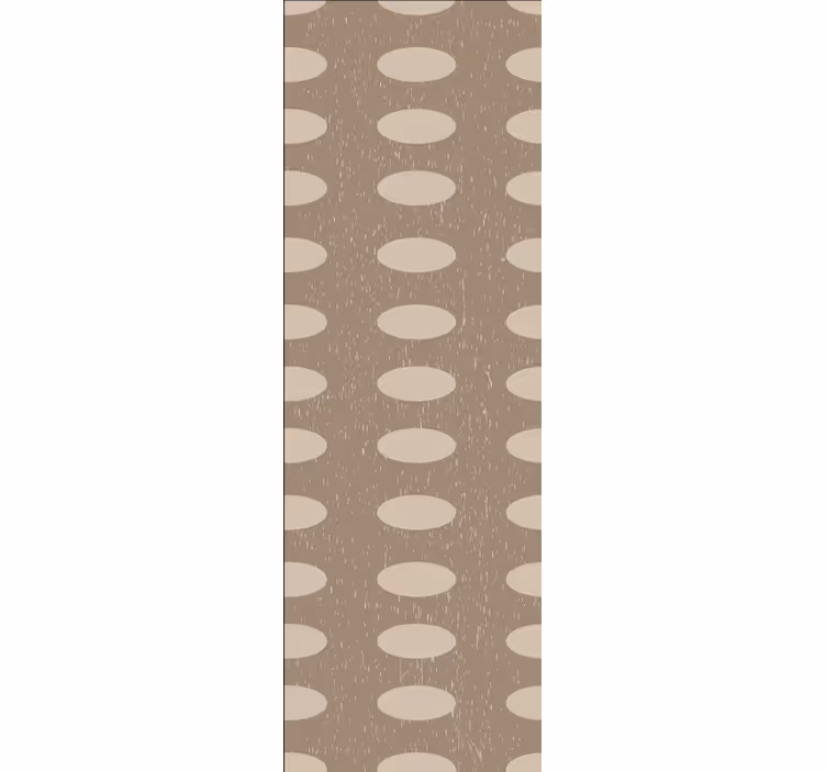 Store enrouleur textures et motifs motifs ovales élégants - TenStickers