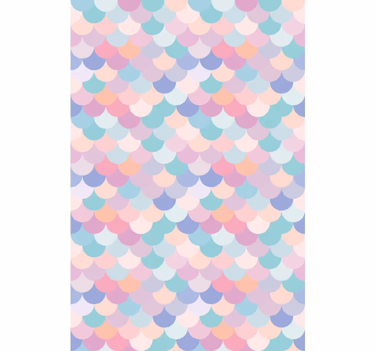 Store enrouleur textures et motifs écailles colorées - TenStickers