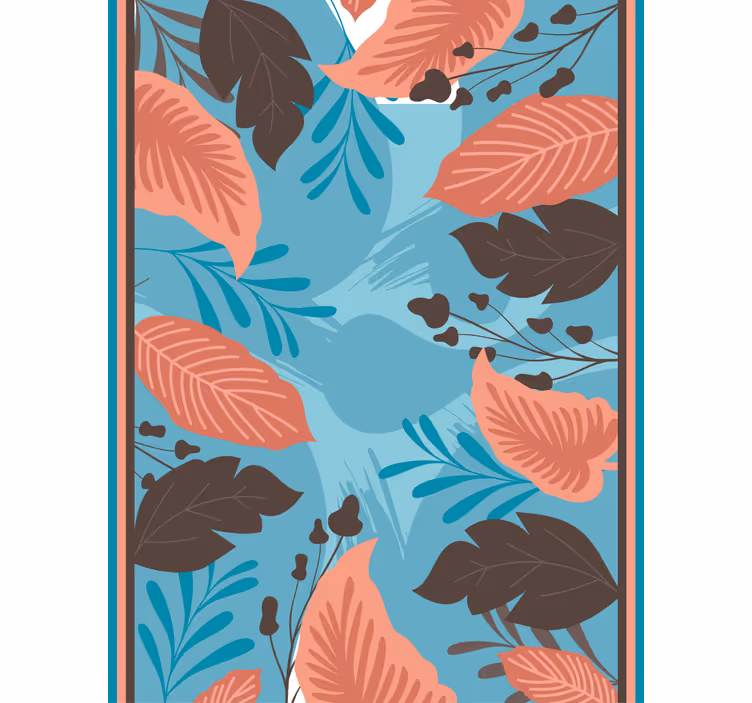 Store enrouleur fleurs et plantes arrangement floral feuillu - TenStickers
