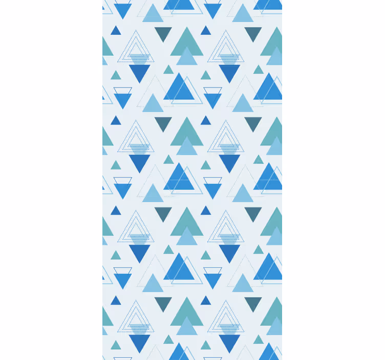 Store enrouleur moderne disposition de motifs triangulaires - TenStickers