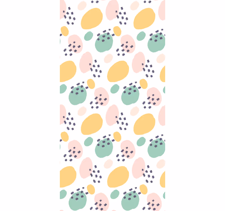 Store enrouleur chambre ado formes abstraites pastel - TenStickers