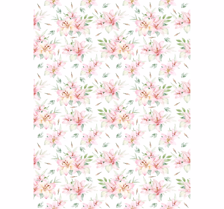 Store enrouleur fleurs et plantes motifs floraux luxuriants - TenStickers